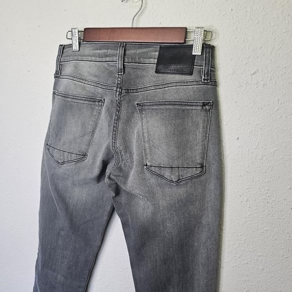 Hudson Blake Slim‎ Straight Leg Jeans Voss Gray Men 28 - Picture 8 of 15